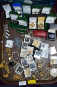 Tray Lot of Vintage Costume Jewellery; Earrings, B