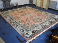 Oriental Design Jute Carpet 9ft x 12ft