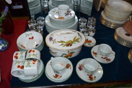 Royal Worcester Evesham Vale Part Dinner Service (