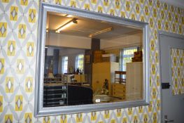 Silver painted Beveled Edge Mirror