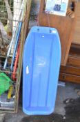 Three Kids Stuff Blue Plastic Sled