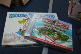 Vintage 1960s Mouse Trap and Monopoly