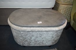 Silver Grey Ottoman
