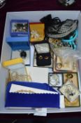 Vintage Costume Jewellery; Brooches, Earrings, Nec