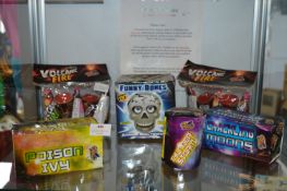Six Assorted Fireworks Including Volcanic Fire, Cr
