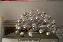 Silver Bauble Light Fitting
