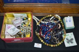 Costume Jewellery Necklaces, Bracelets, etc.