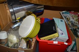 Two Boxes of Kitchenware etc.