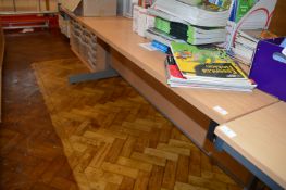 *Workstation in Lightwood Finish