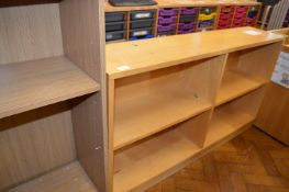 *Side-by-Side Open Front Bookcase