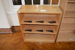 *Open Fronted Bookcase in Beech Finish