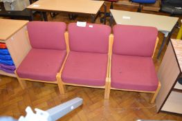 *Three Reception Chairs (pink)