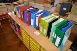 *Quantity of Ring Binders and Lever Arch Folders