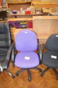 *Operators Gas Lift Swivel Chair (purple)