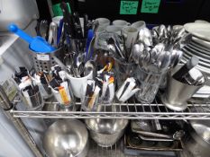 *quantity of cutlery and steak knives etc