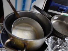 *quantity of small and medium saucepans and wok 12 + items