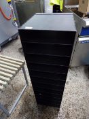 *tall black metal shelving unit 300 by 360 by 1000