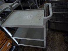 *catering trolley - 3 tier - plastic
