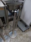 *3 x crowd control barriers