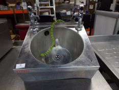 *S/S hand wash sink with taps