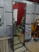 *double sided metal frame freestanding 600 X 2000