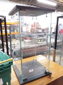 *small locking glass display case 300 x 320 x 610