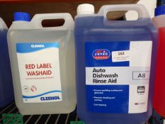 *5l rinse aid and 5l wash aid