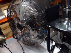 *heavy-duty large black fan 500 millimetre diameter