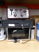 *Kenwood domestic microwave till drawer with key and Tefal 4-slice toaster