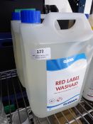 *2 x 5-l red label wash aid