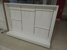 *Double Sided Gondola Style Garment Rail on Wheels