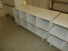 *Set of High Gloss White Pigeon Holes