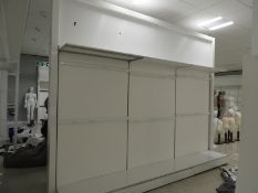 *Large Double Sided Freestanding Garment Display S