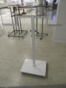 *Double Sided Mobile Garment Rail