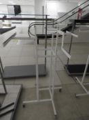 *White Swastika Garment Rail