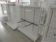 *Double Sided Mobile Garment Rail