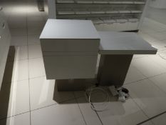 *High Gloss Illuminated Sale Counter