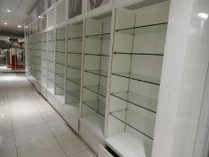 *Fifty-Five Plate Glass Shelves