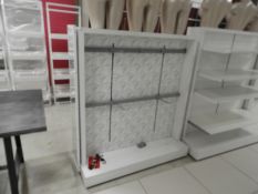 *Double Sided Mobile Garment Display Unit