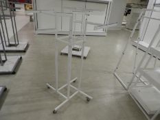 *White Swastika Garment Rail