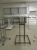 *Mobile Bare Metal Swastika Garment Rail