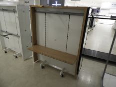 *Wood Effect Gondola Garment Rail