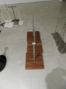 *Three Grey & Wood Effect Countertop Displays