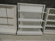 *Mobile Gondola Double Sided Shelving Unit