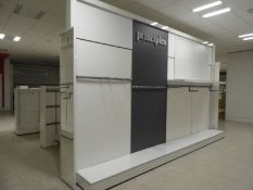 *Freestanding Double Sided Garment Display Stand w