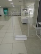 *White Tubular Garment Rail