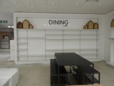 *Wall Mounted Display System (wall boards not incl