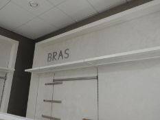 *Brushed Steel Effect Sign 