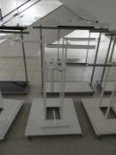 *White Swastika Garment Rail