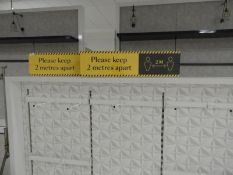 *Pair of Perspex Signs 